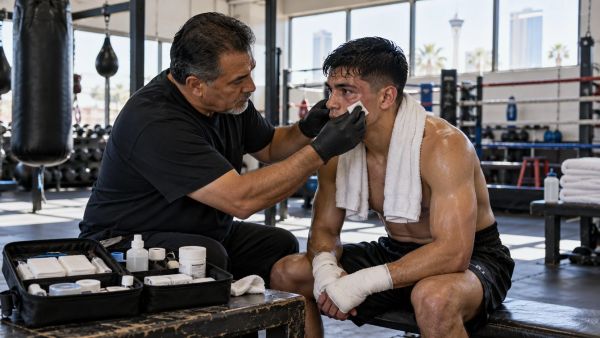 Essential roles of a fighter's team during fight week